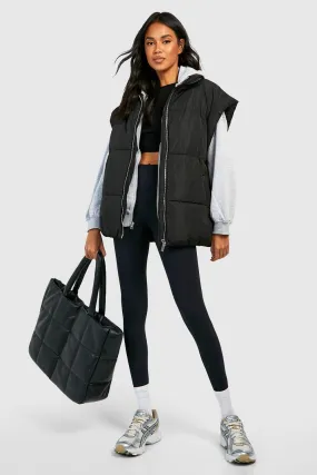 Oversized Shoulder Detail Vest