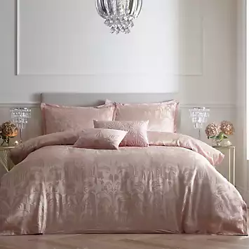 Pallazo Deco Blush Jacquard Duvet Cover Set by Kaleidoscope | Kaleidoscope