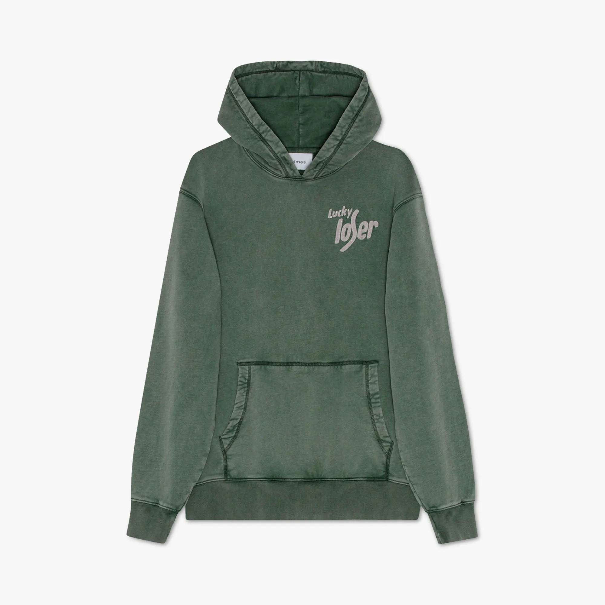 Palmes Lucky Pullover Hoodie / Dark Green