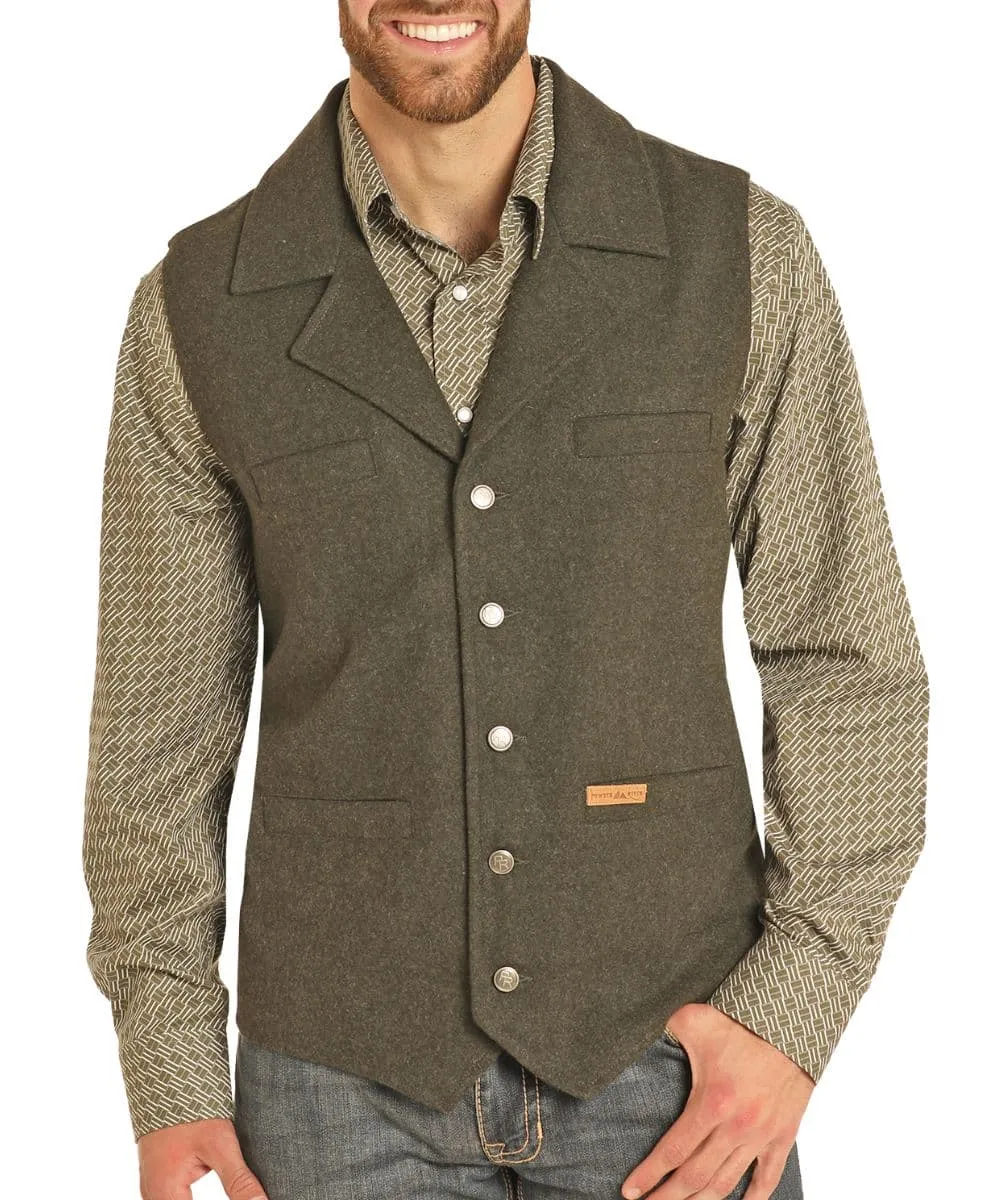 Panhandle Men's Tall Powder River Montana Vest