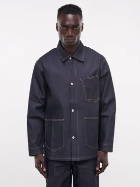 Paper Denim Work Jacket (U242-J012-C018-INDIGO)