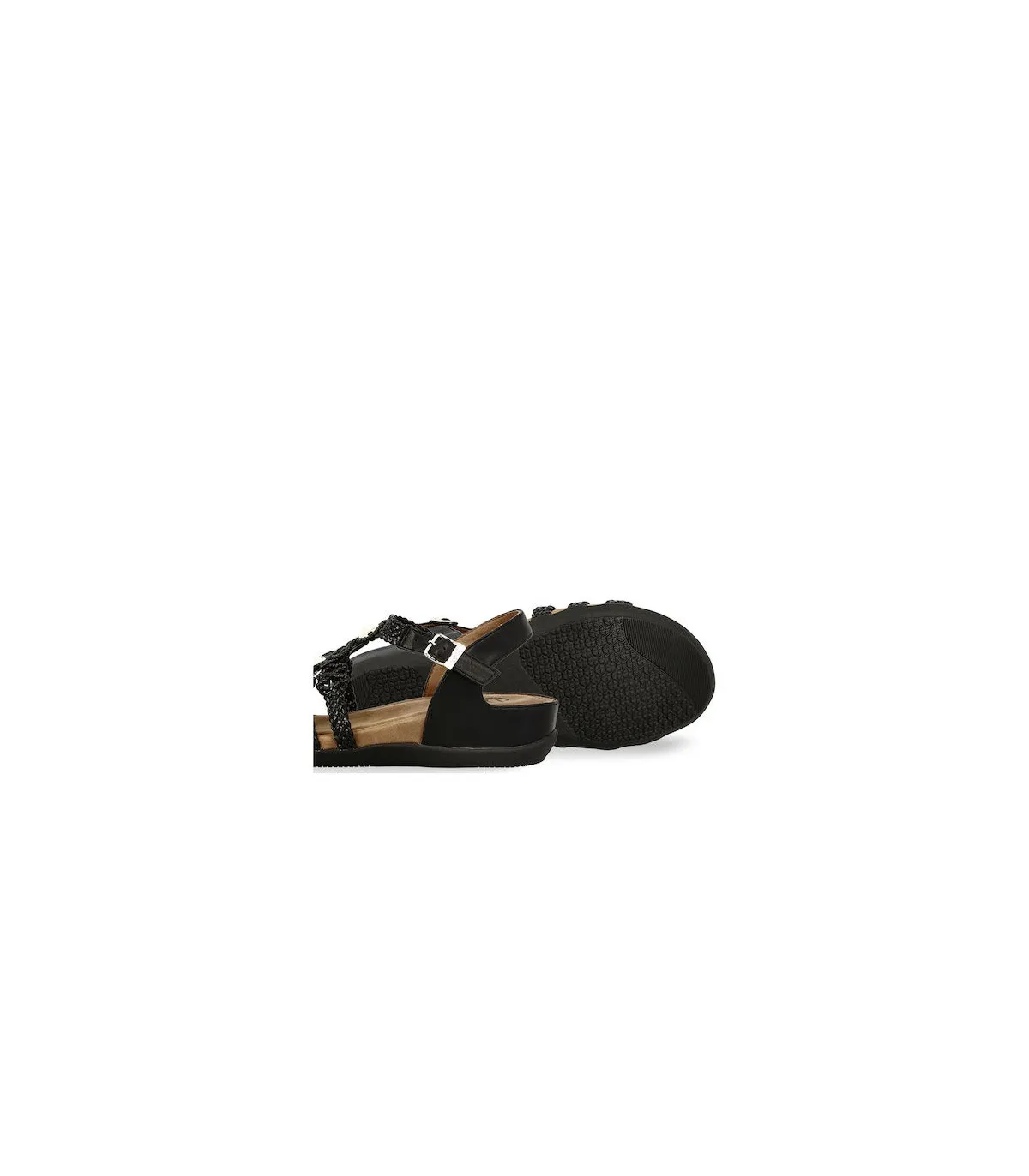 Parex Women's Comfort Sandals 11621026 .B- Black