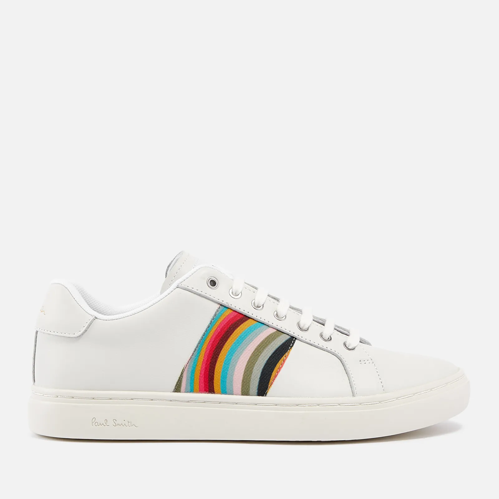 Paul Smith Lapin Grosgrain-Trimmed Leather Trainers - UK 3 | Coggles