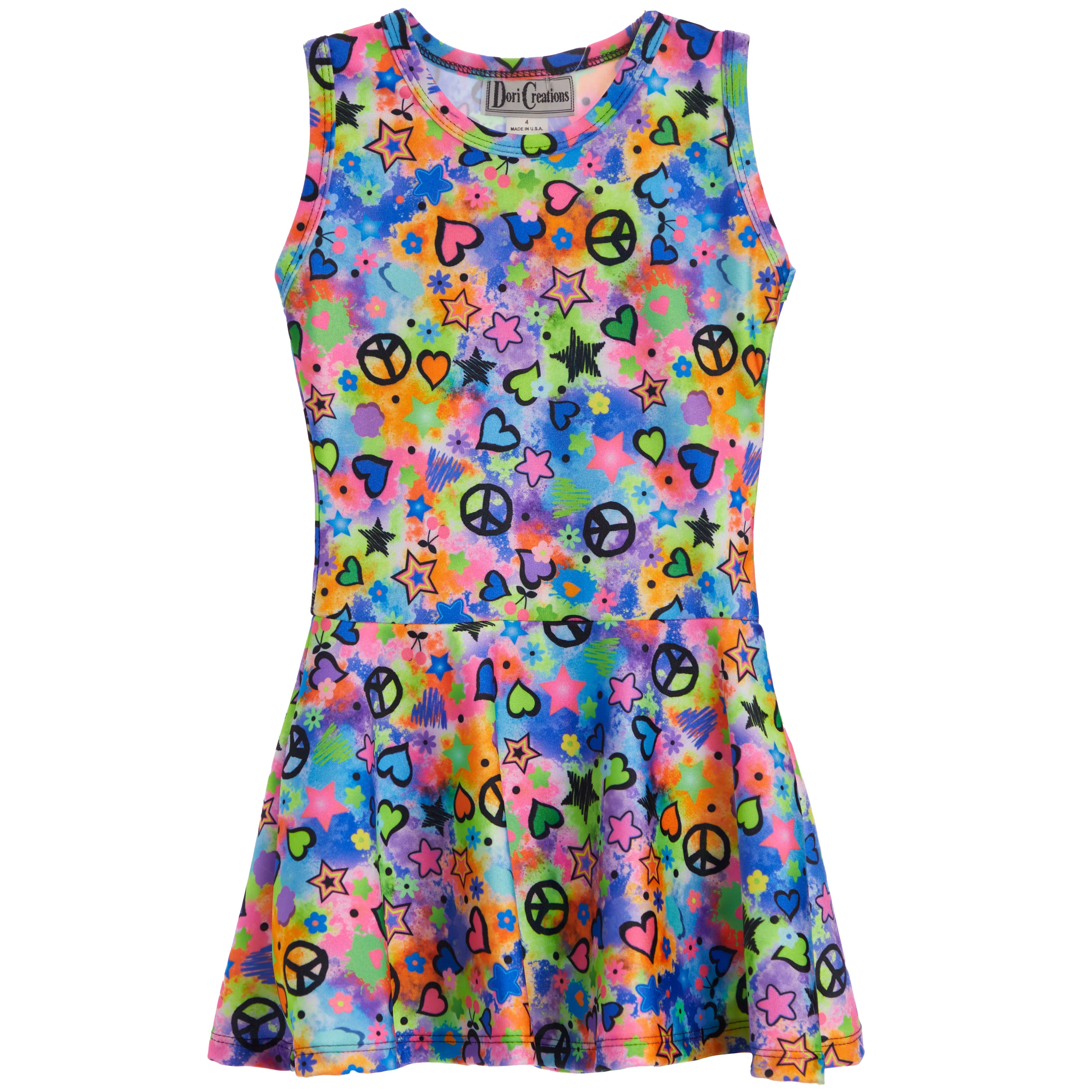 Peace Graffiti Tank Dress