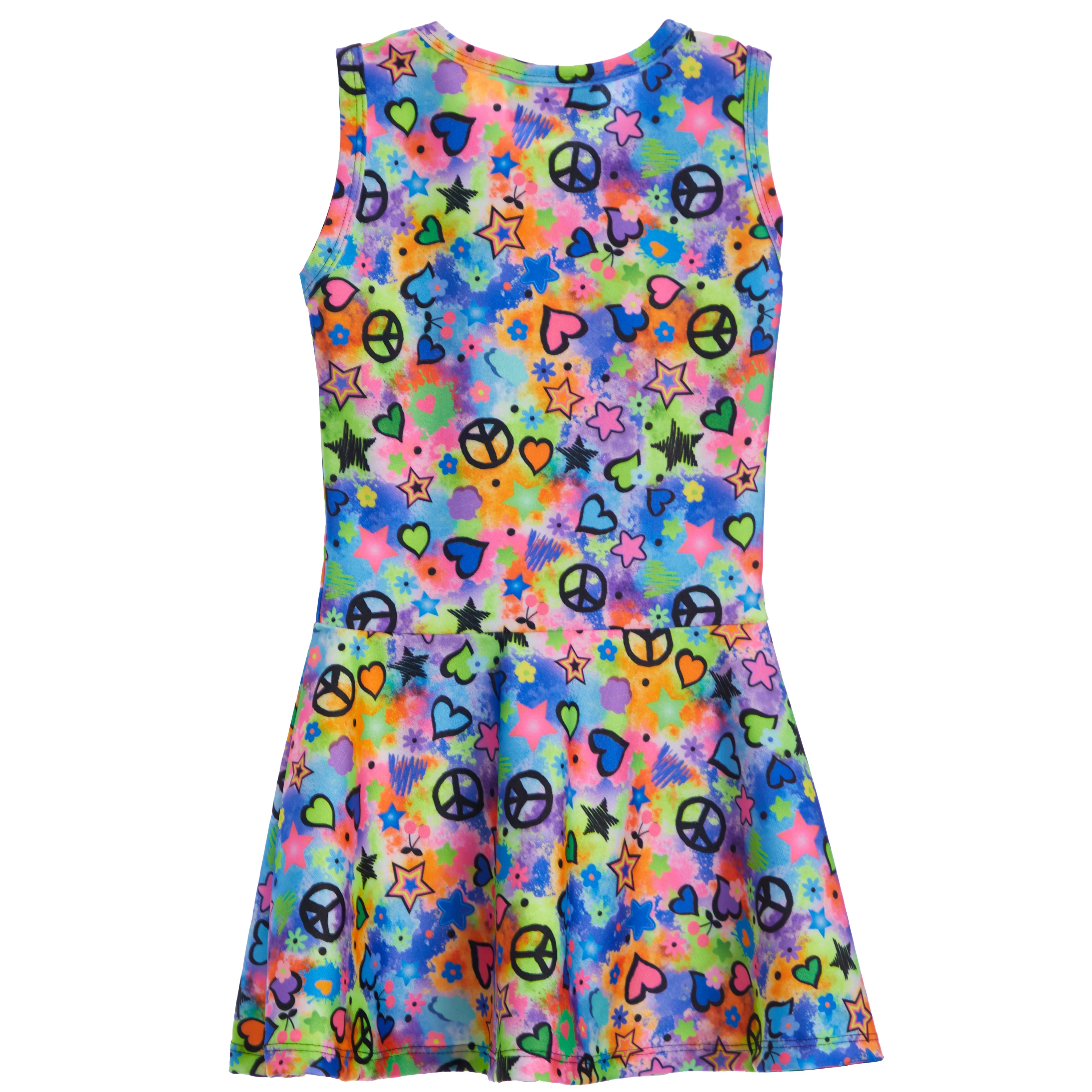 Peace Graffiti Tank Dress