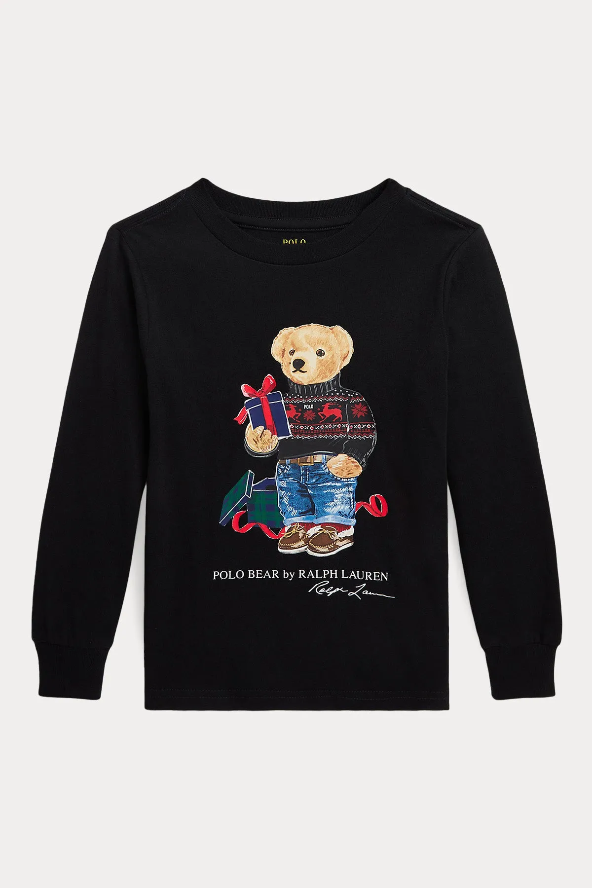 Polo Ralph Lauren Kids 2-7 Ya Unisex ocuk Polo Bear T-shirt