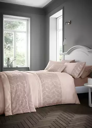 Portfolio Home Rouen Duvet Cover Set - Blush | Kaleidoscope