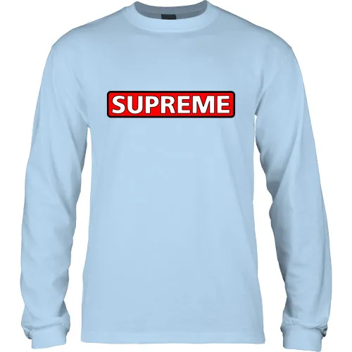 Powell Peralta Skateboards Longsleeve Shirt Supreme Light Blue