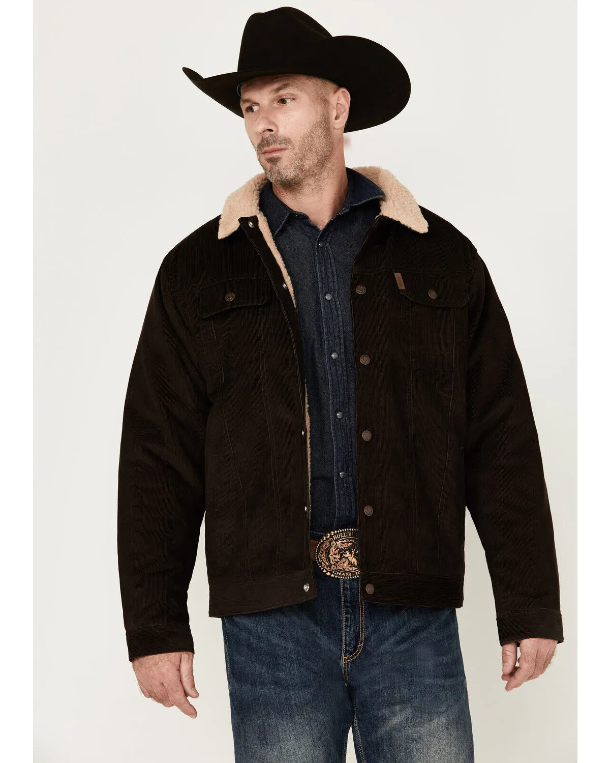 Product Name:  Cinch Men's Cord Sherpa Lined Snap Heavy Jacket