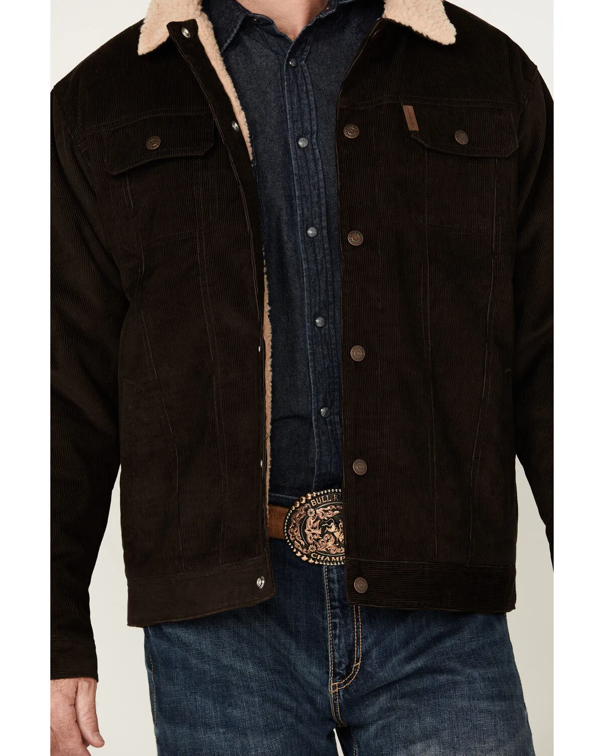 Product Name:  Cinch Men's Cord Sherpa Lined Snap Heavy Jacket