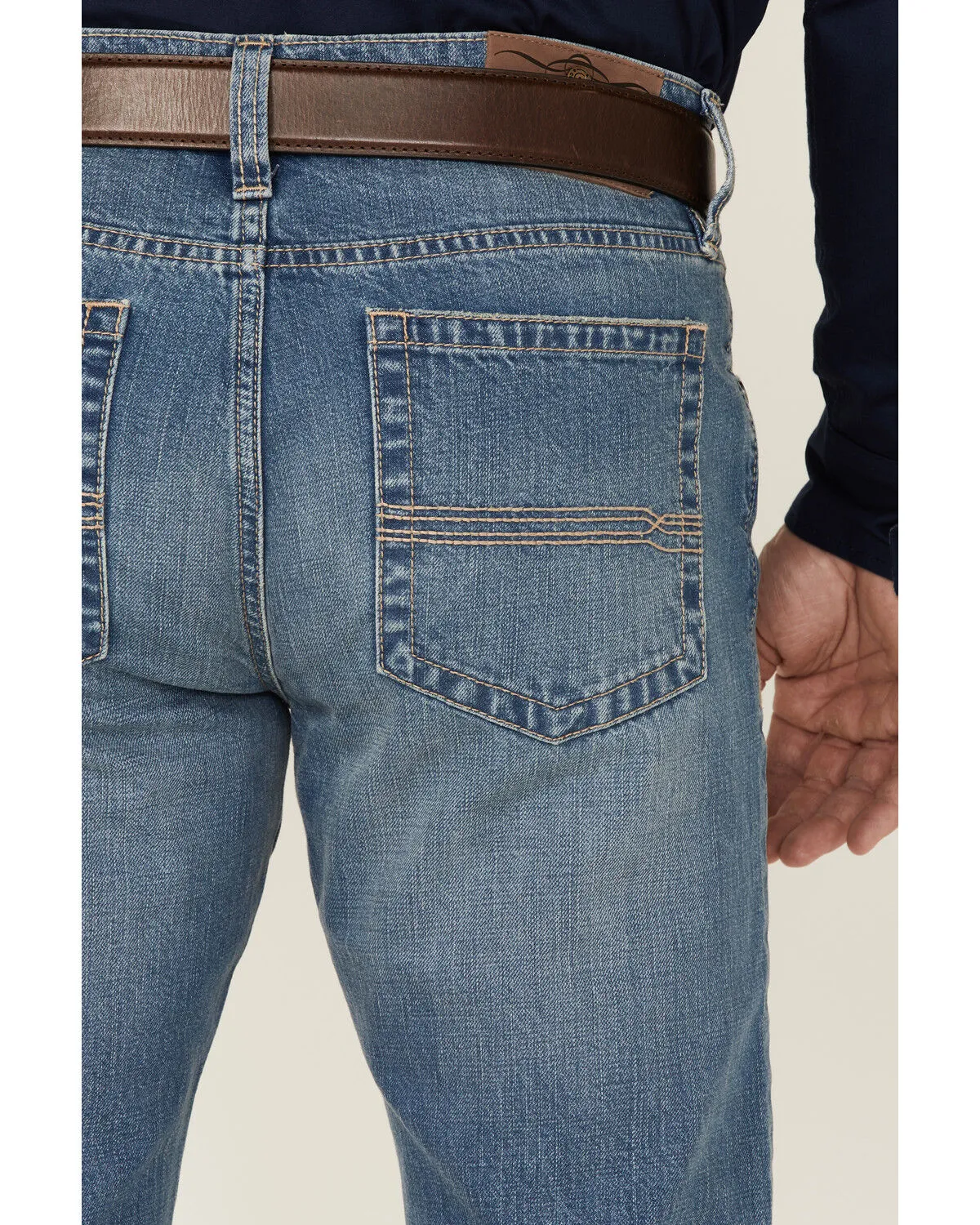 Product Name:  Cody James Men's Roughstock Medium Wash Slim Straight Rigid Denim Jeans