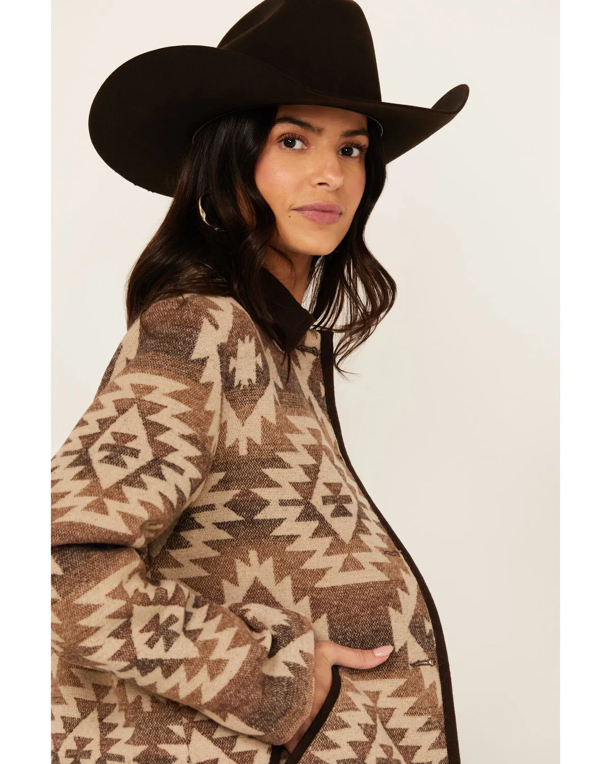 Product Name:  Cripple Creek Women's Southwestern Print Concho Jacket