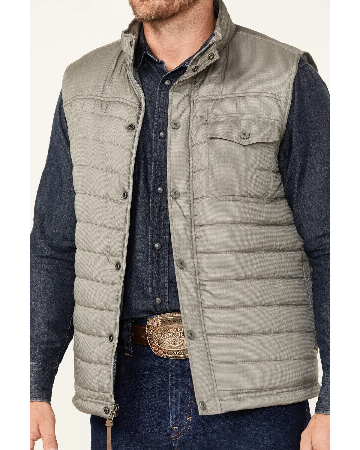 Product Name:  Dakota Grizzly Men's Locke Quilted Mini Ripstop Vest