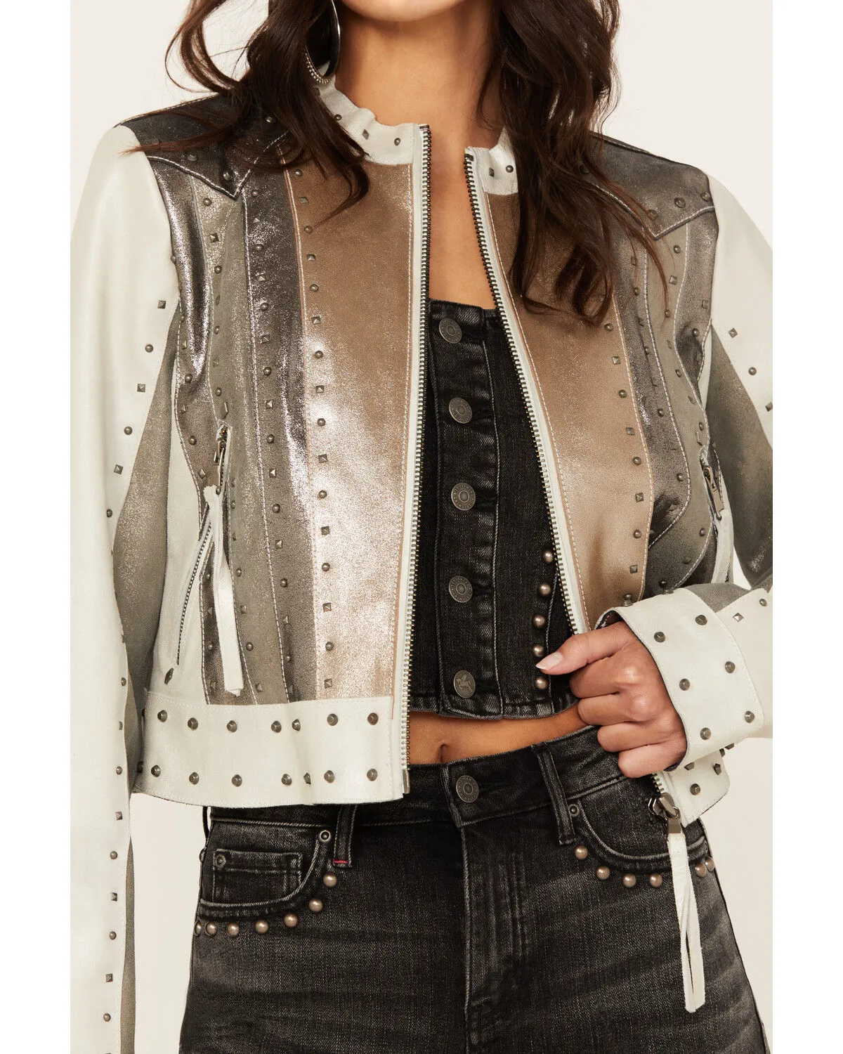 Product Name:  Idyllwind Women's Desert Bloom Metallic Thunderbird Jacket