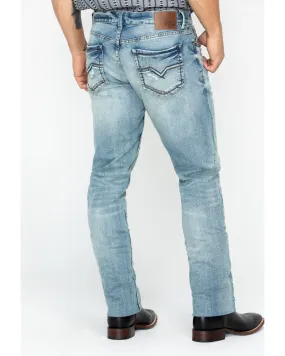 Product Name:  Moonshine Spirit Men's Sutton Light Wash Slim Straight Stretch Denim Jeans