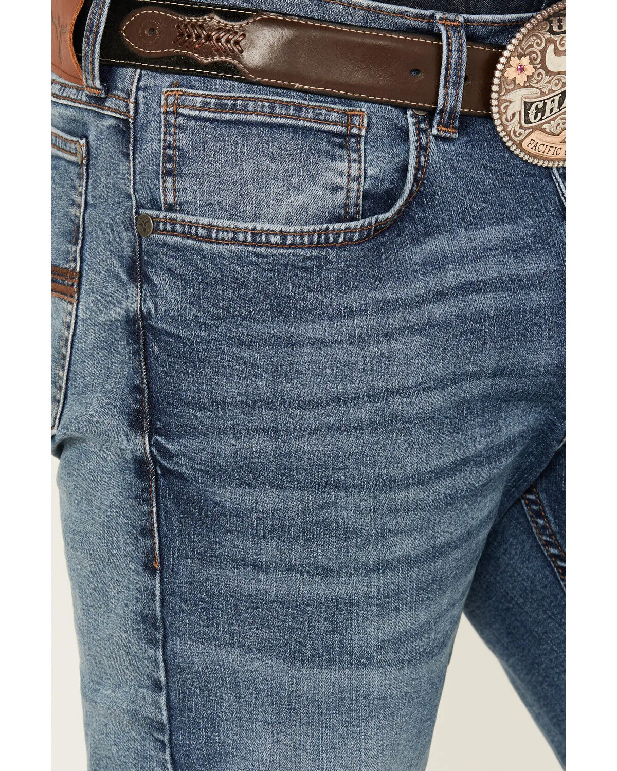 Product Name:  Wrangler 20X Men's Lakeway Medium Dark Wash Slim Straight Stretch Denim Jeans