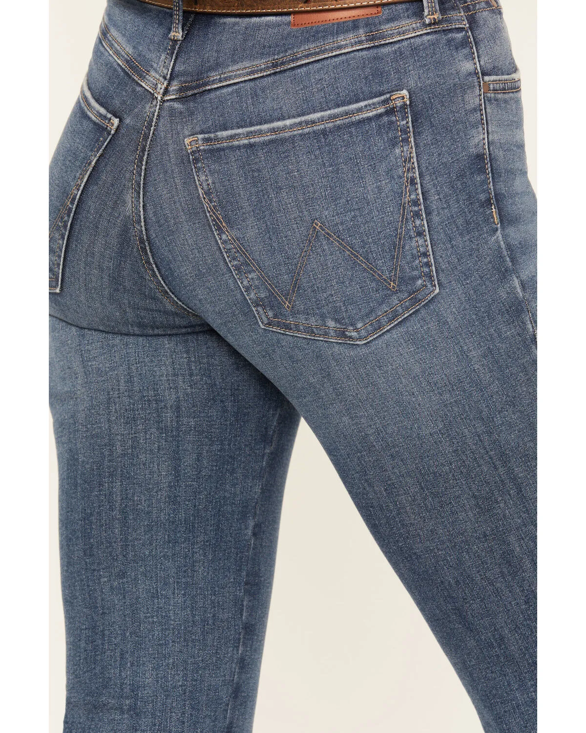 Product Name:  Wrangler Women's Lily Medium Wash High Rise Flare Stretch Denim Jeans