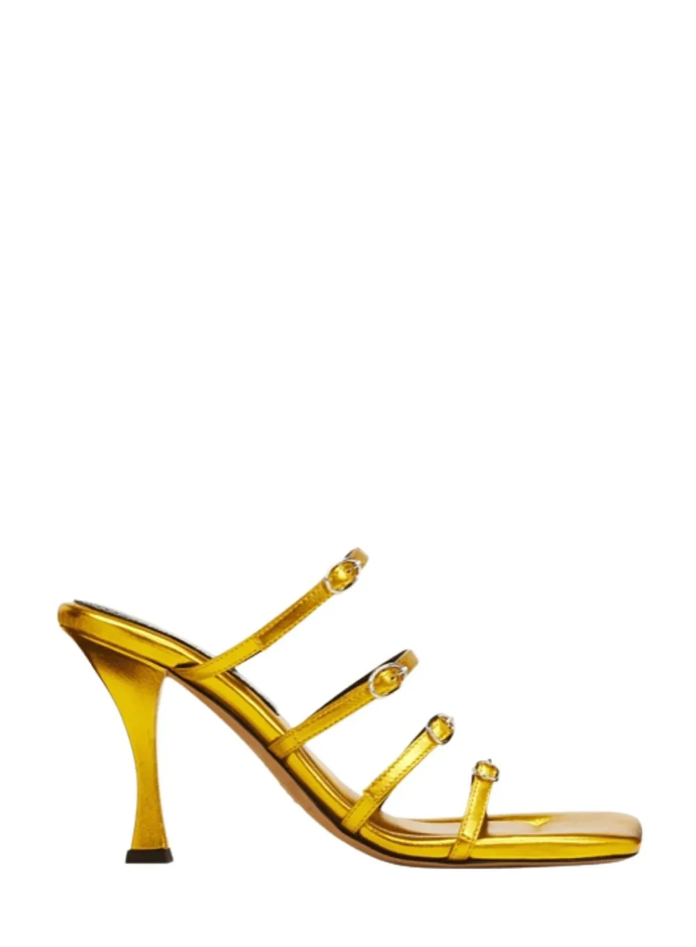 PROENZA SCHOULER | Square-Toe Heeled Buckle Sandals