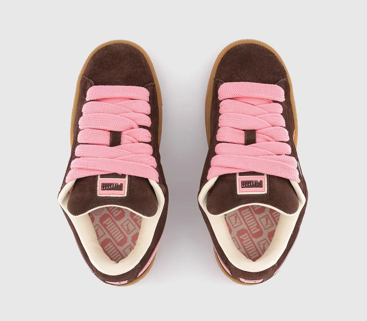 PUMA Suede XL Trainers  Chestnut Brown Peach Smoothie