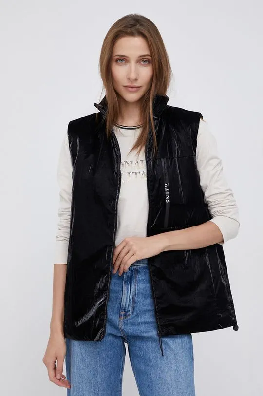 Rains vest women’s black color