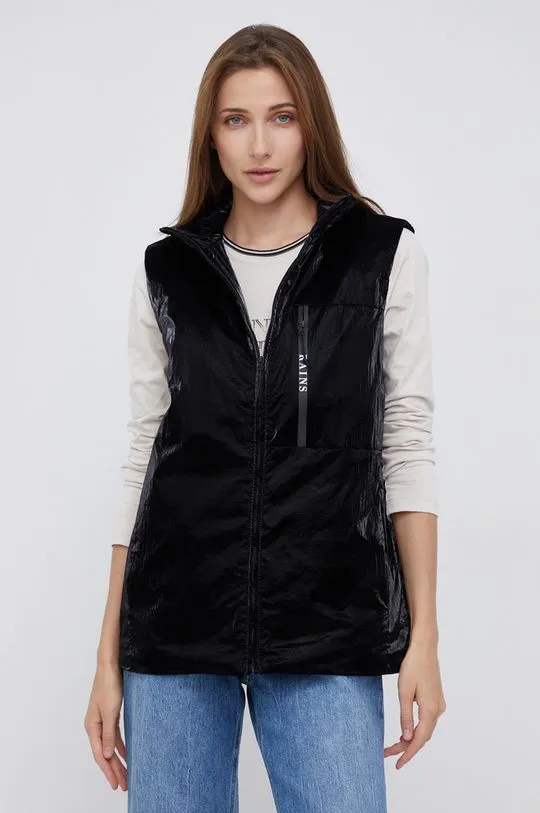 Rains vest women’s black color