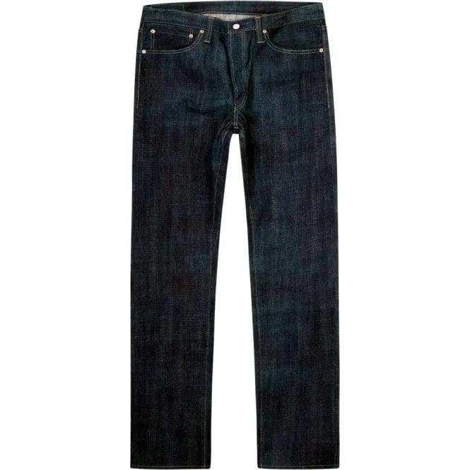 Raw SugarCane Fiber Blend Denim with Green Tint Slim Edo Ai 55th Anniversary Jeans CANE11072