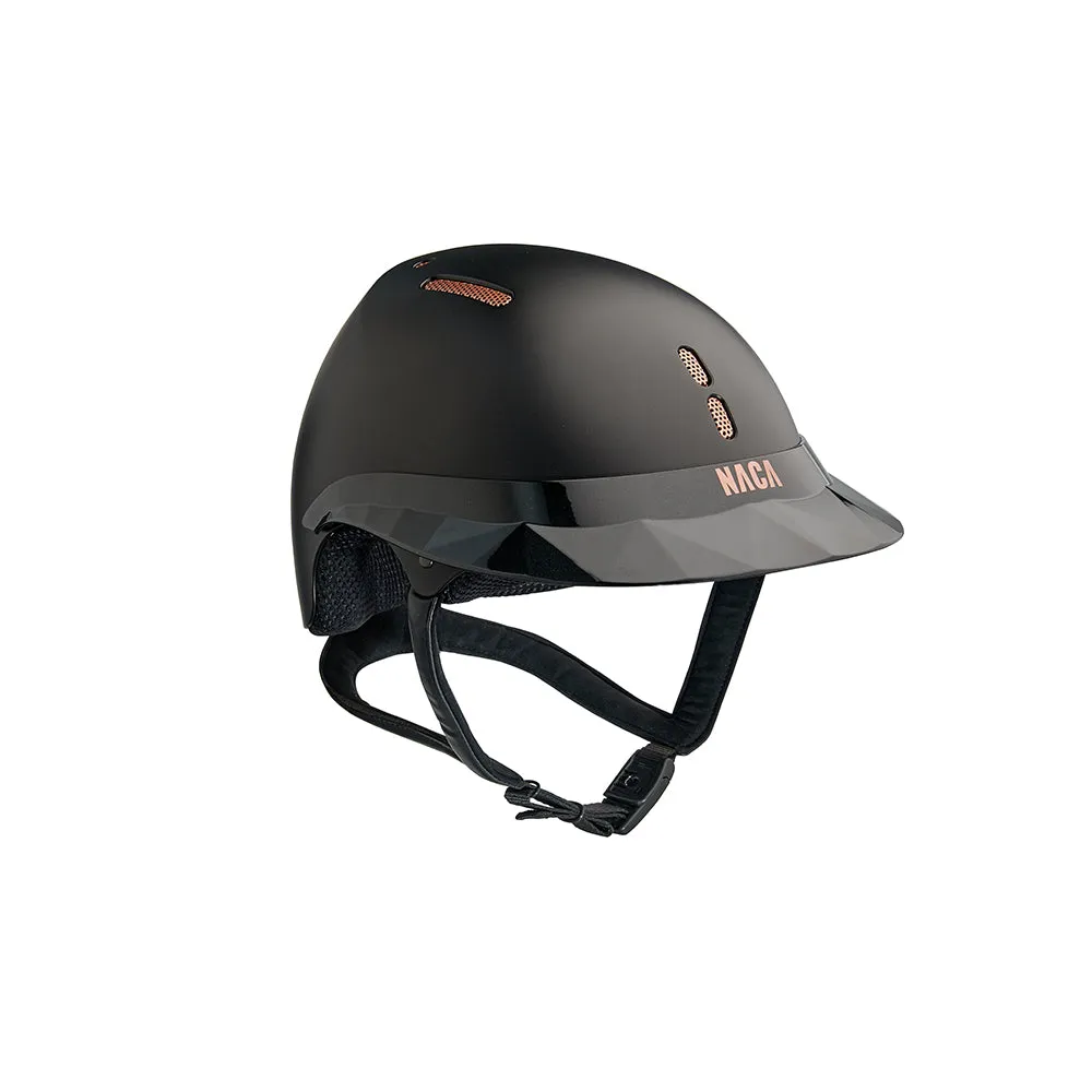 Riding Helmet Gravity S Matt with Large Glow Visor by Naca