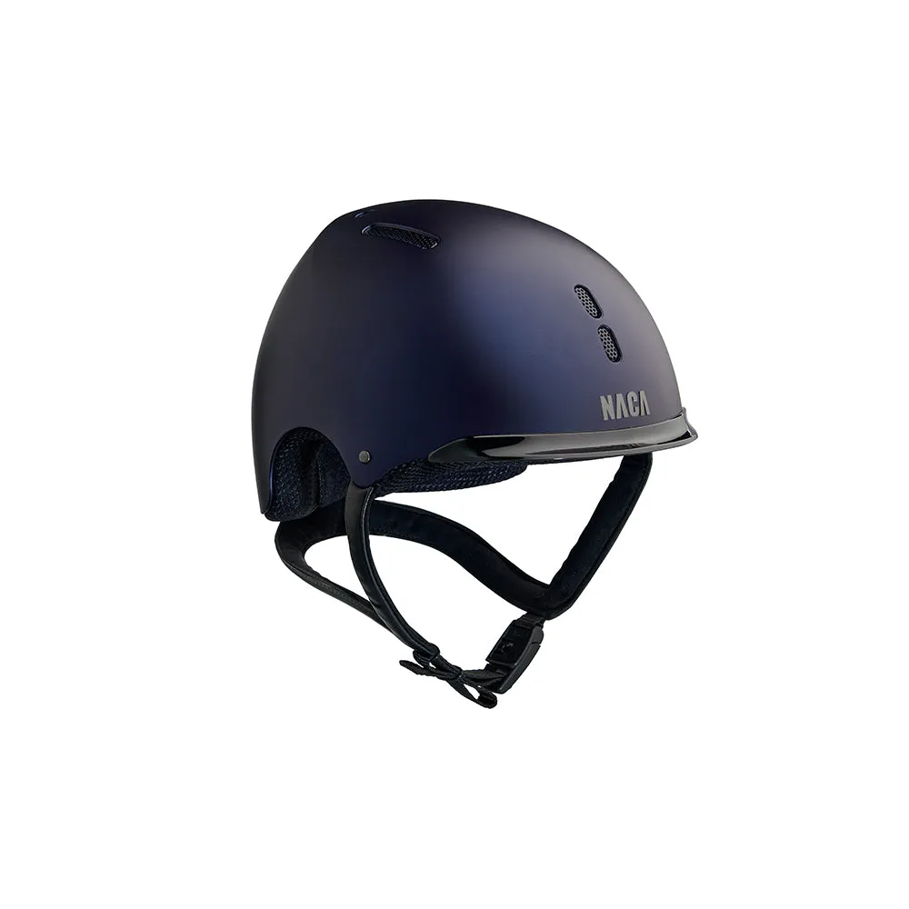 Riding Helmet Gravity S Matt with Large Glow Visor by Naca