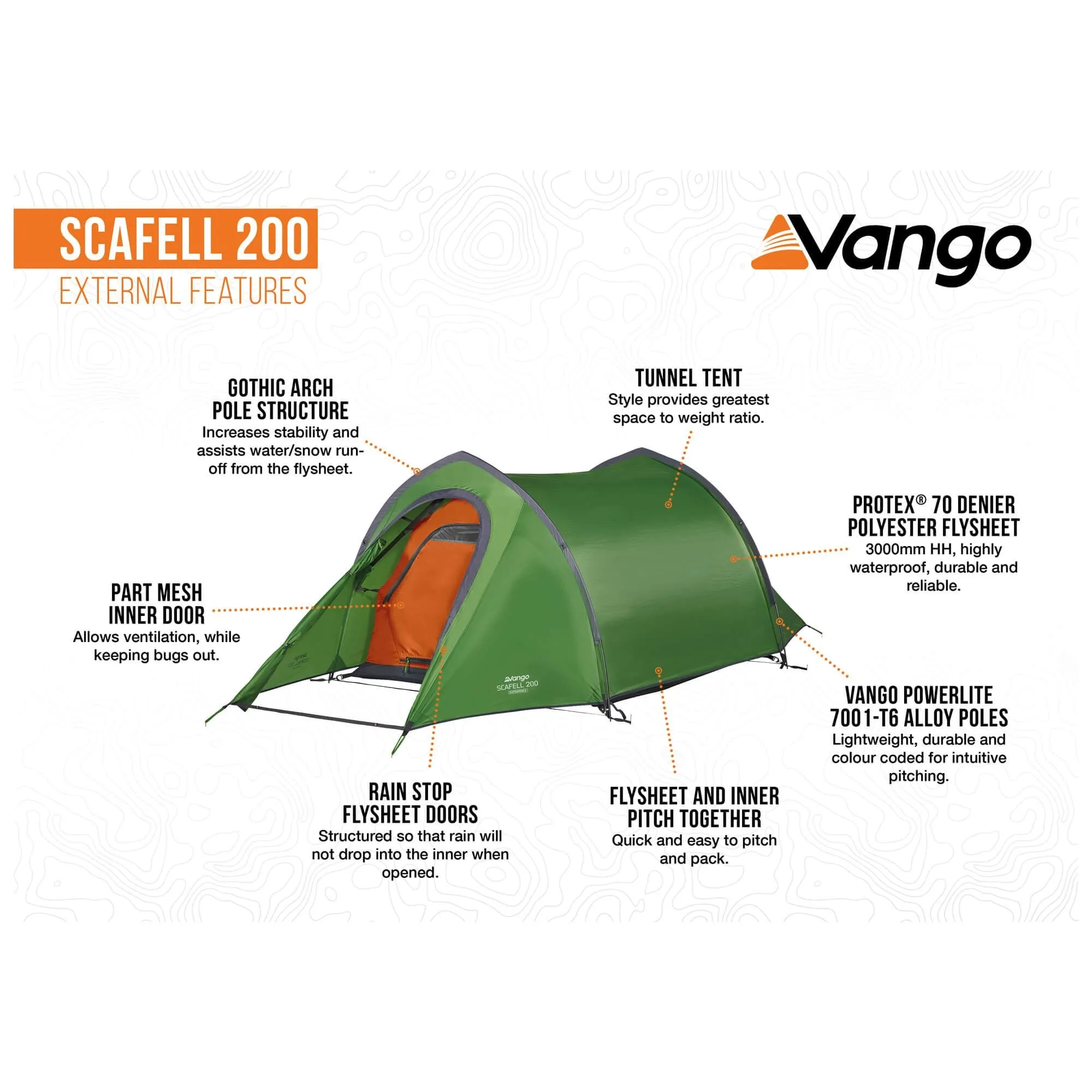 Scafell 200 2 Person Tent