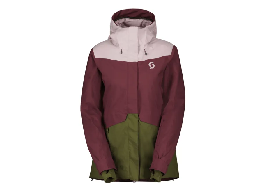 Scott Jacket W's Ultimate Dryo Plus Cloud Pink/Wild Red