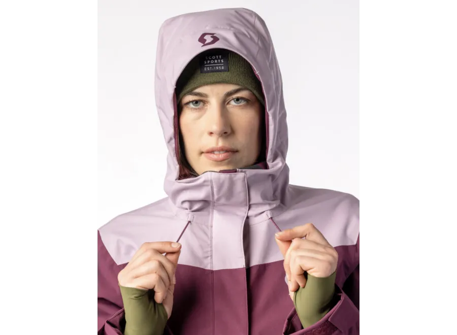 Scott Jacket W's Ultimate Dryo Plus Cloud Pink/Wild Red