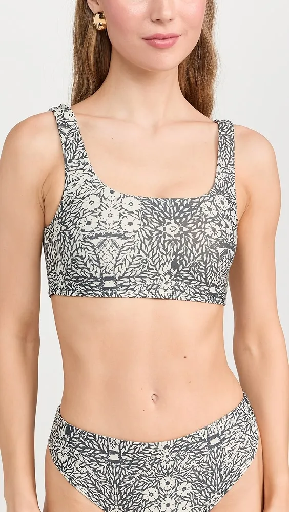 Sea   Katrine Print Bikini Top 