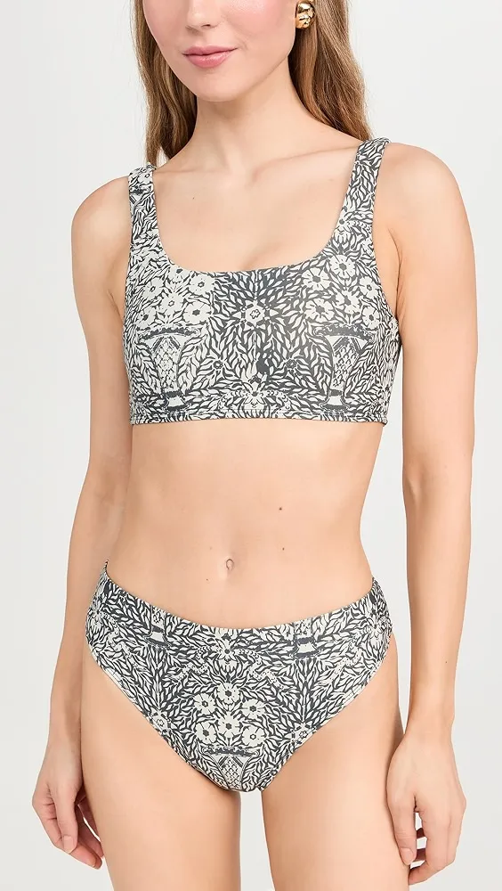 Sea   Katrine Print Bikini Top 