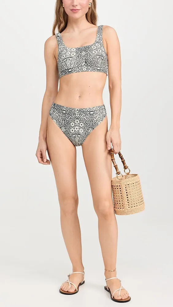 Sea   Katrine Print Bikini Top 