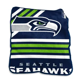 Seattle Seahawks 50 x 60 Raschel Throw Blanket