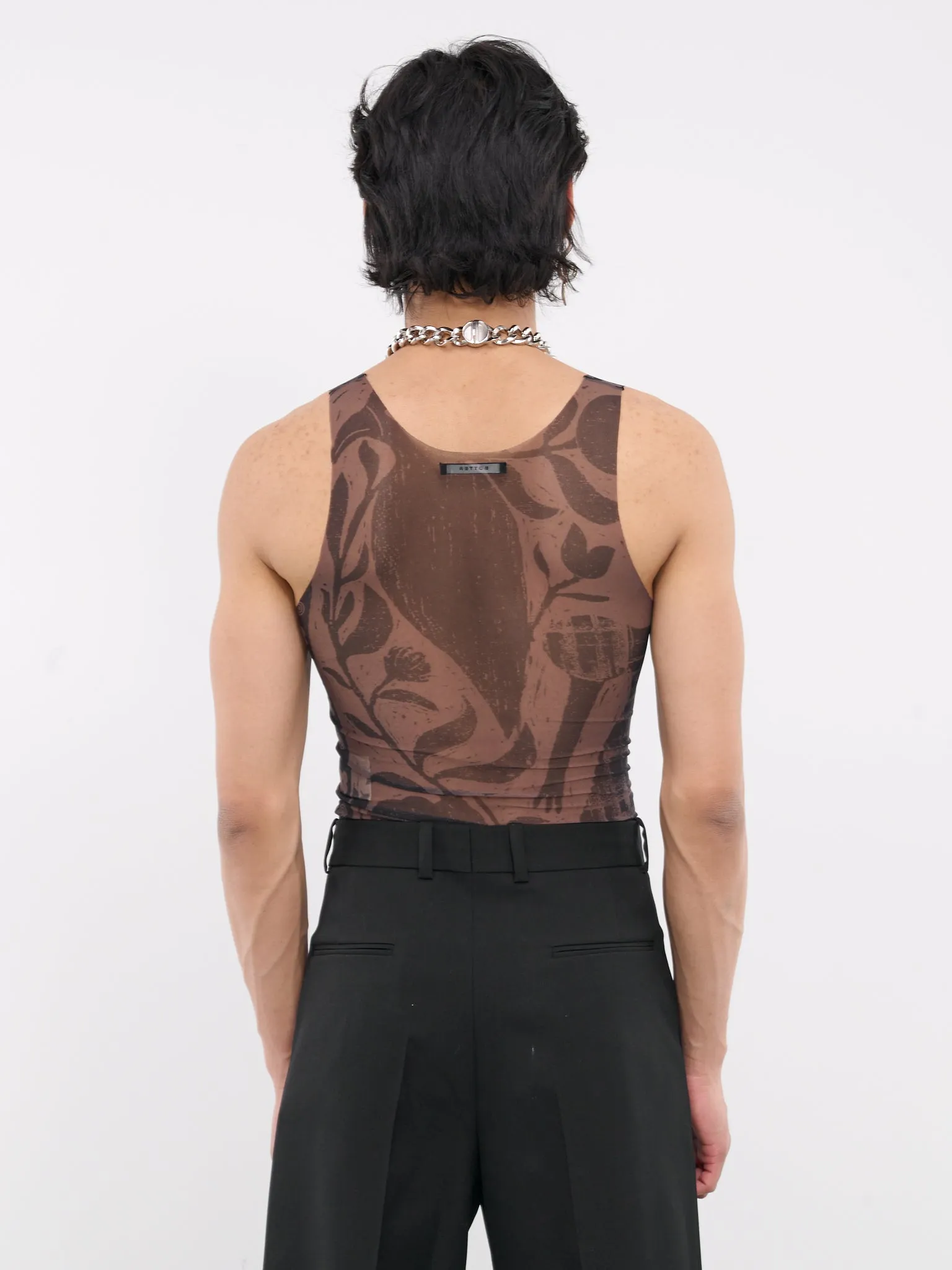 Secondskin Sleeveless Tank Top (241-M3032-J016-LADY-BROWN)