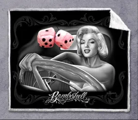 Sherpa BOMBSHELL - 50 x 60 Throw Blanket