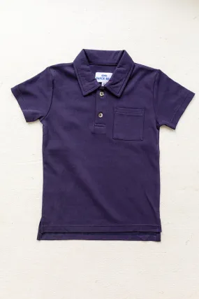 Short Sleeve Pocket Polo - Navy