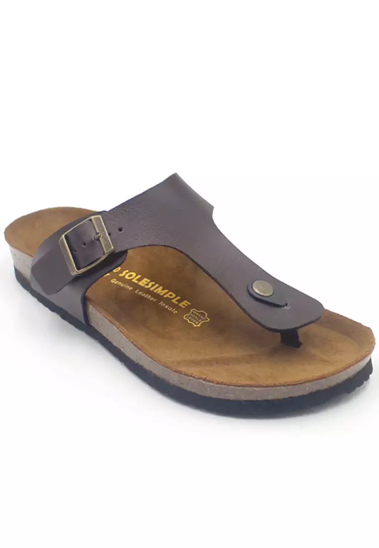 SoleSimple Rome - Brown Sandals & Flip Flops