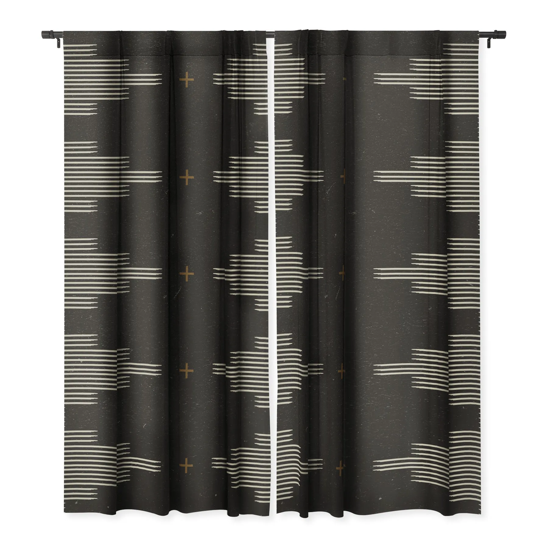 Southwestern Minimalist Blackout Window Curtains (DS) DD