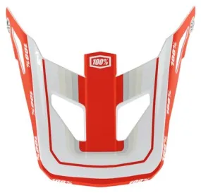 Spare Visor for Status Topenga 100% Child Helmet Red / White