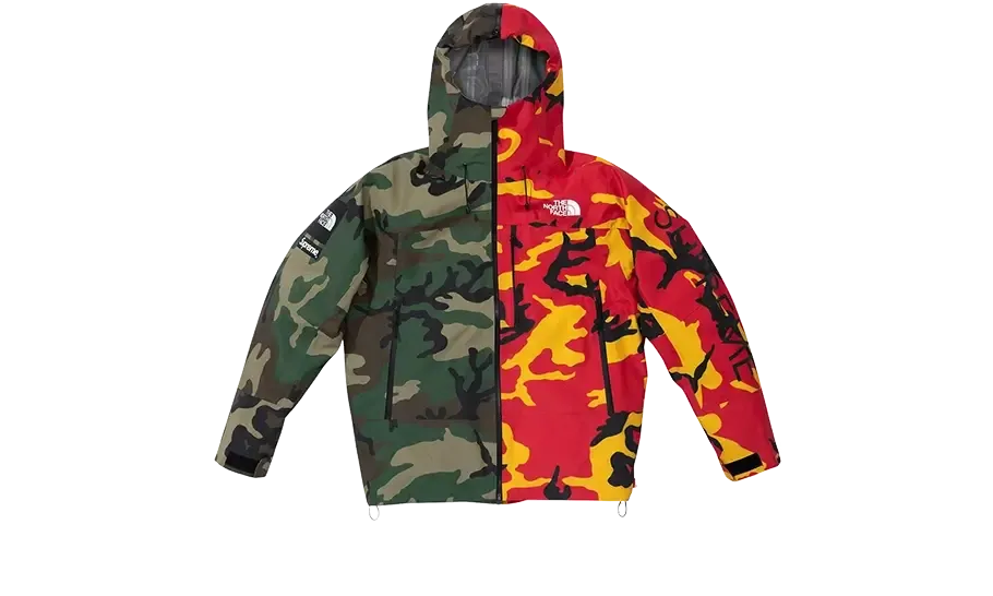 Split Taped Seam Shell Jacket The North Face Camo