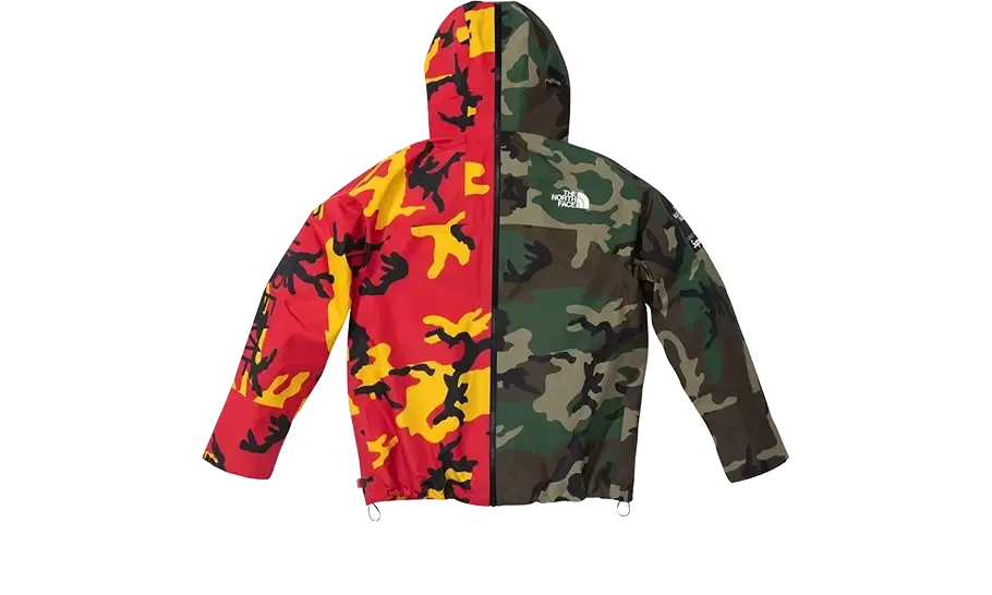 Split Taped Seam Shell Jacket The North Face Camo