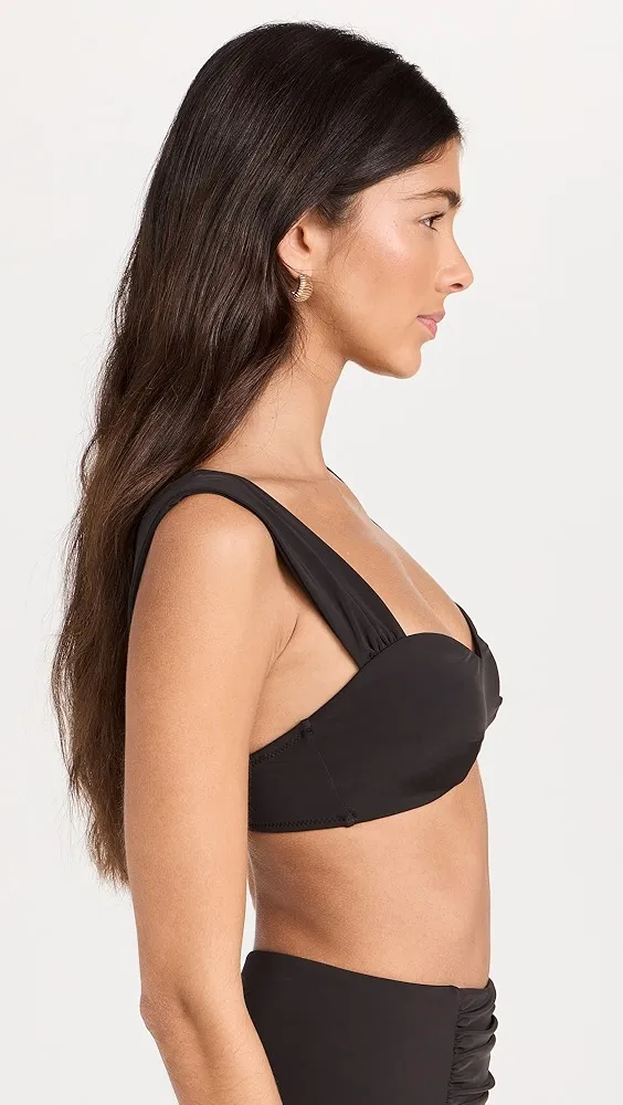 STAUD   Melrose Bikini Top 