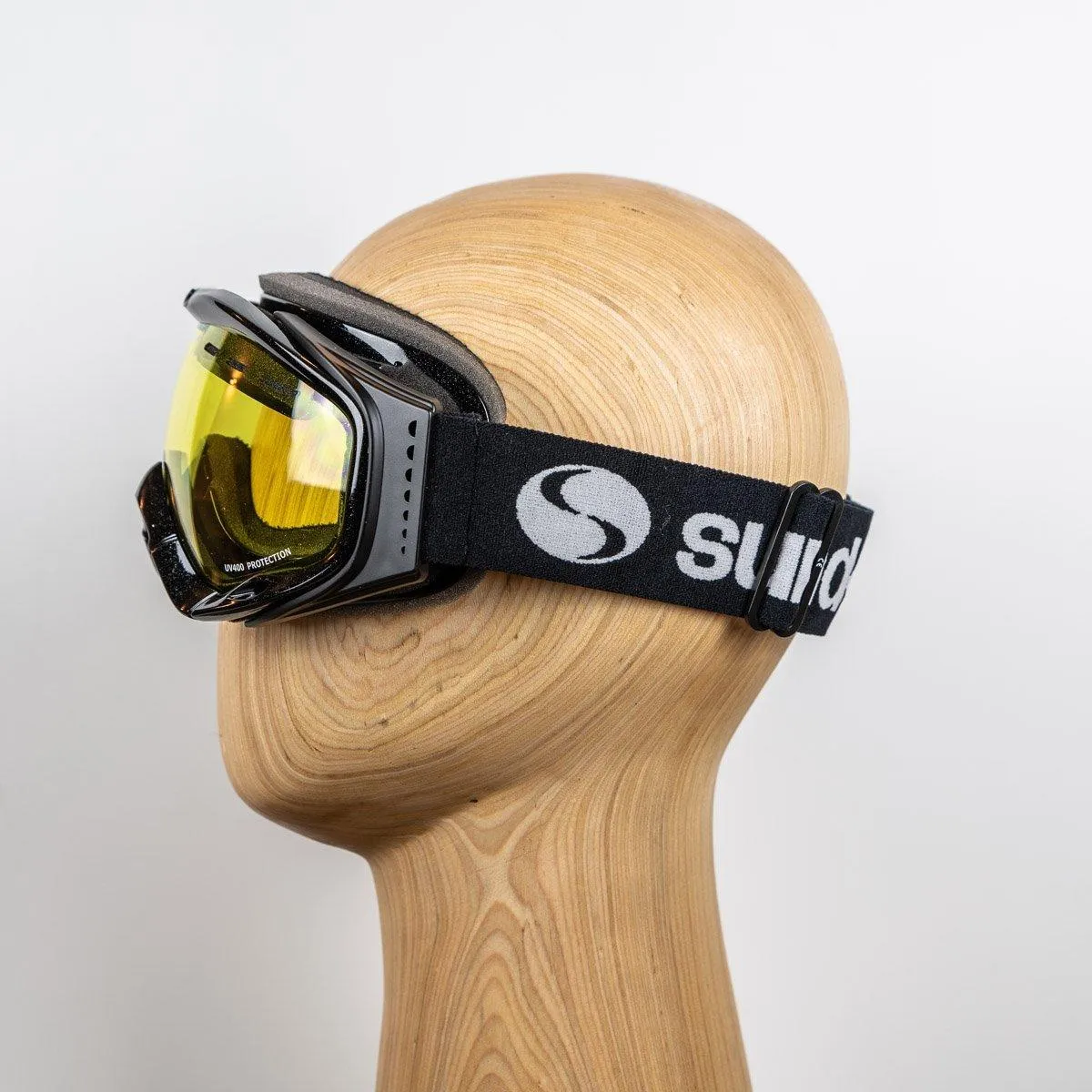 Sundown OTG Ski Goggle Black Frame/Yellow Lens | Ski Goggles UK