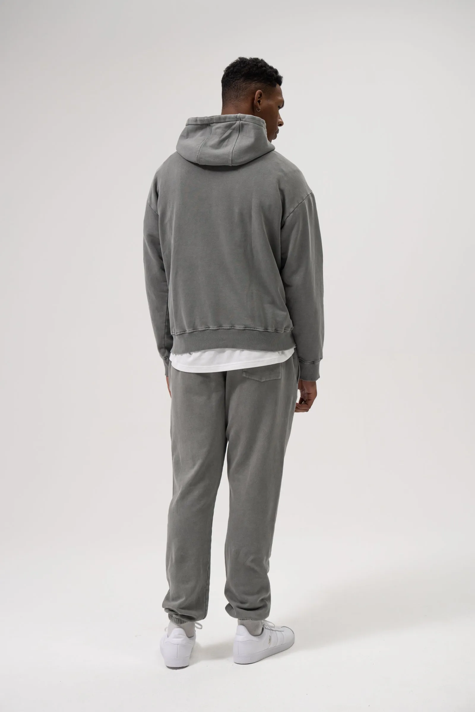 SUSTAIN WASHED GREY HOODIE