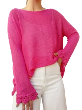 Sweater Punta Fucsia