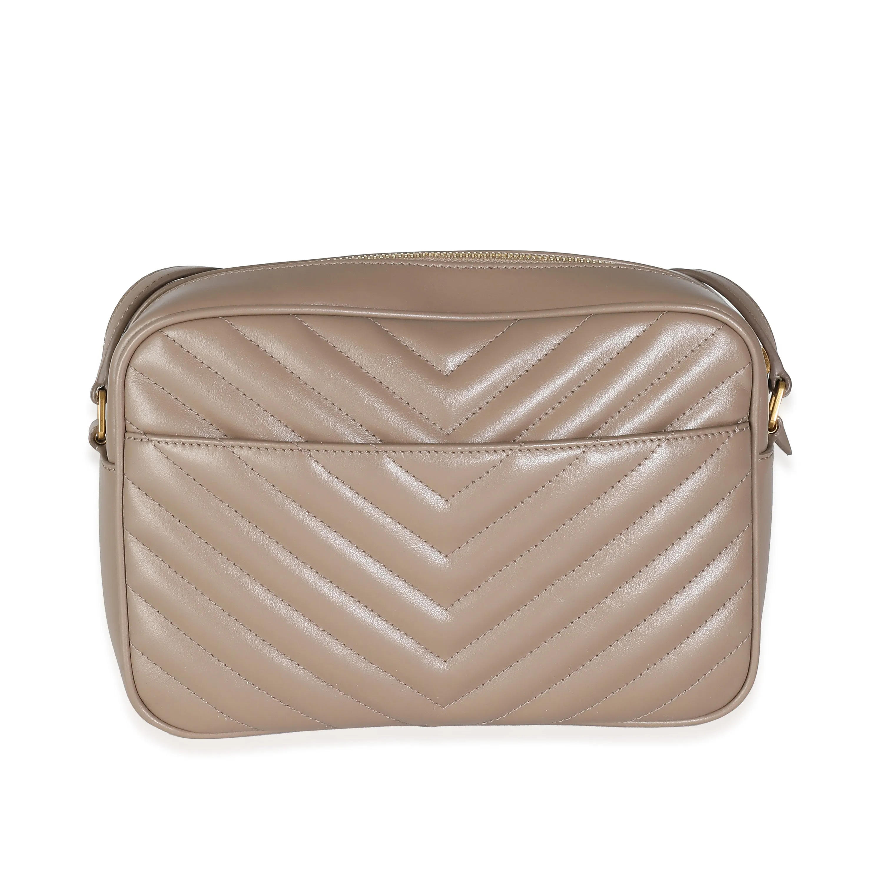 Taupe Matelasse Calfskin Lou Camera Bag