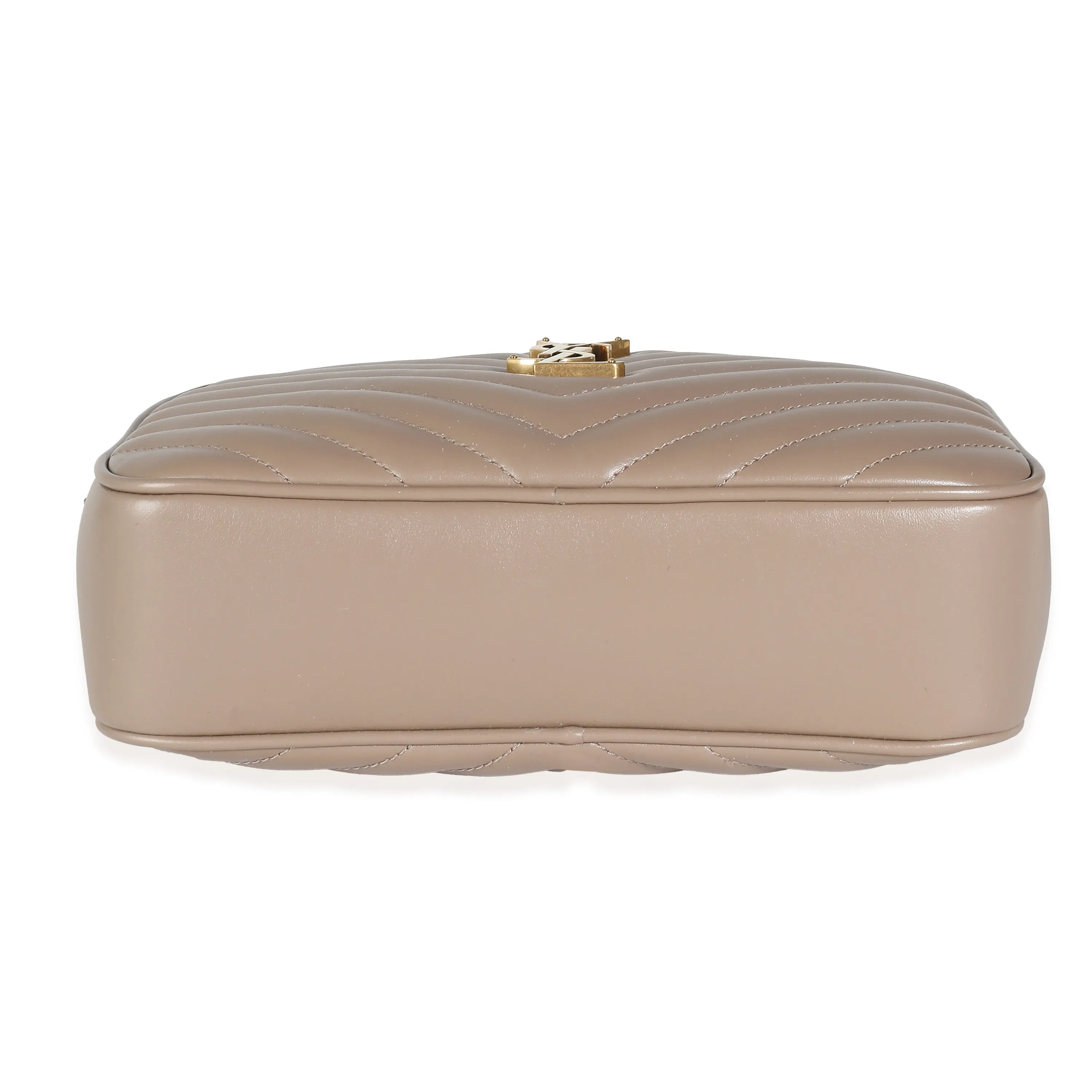 Taupe Matelasse Calfskin Lou Camera Bag