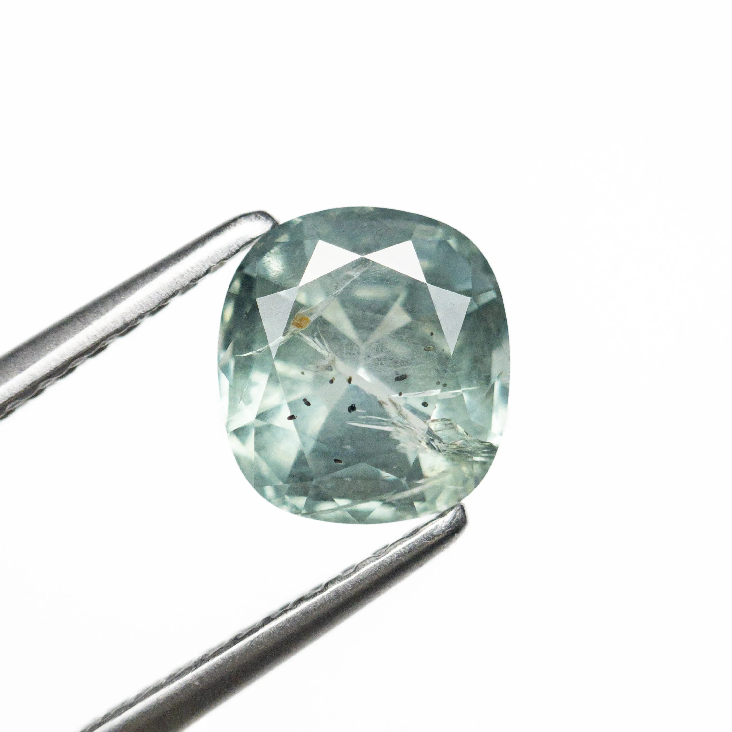 Teal Brilliant Sapphire - 2.09ct Cushion